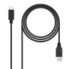 Cable USB 3.1 Tipo-C Nanocable 10.01.4002/ USB Tipo-C Macho - USB Mach