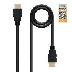 Cable HDMI 2.0 4K Nanocable 10.15.3602/ HDMI Macho - HDMI Macho/ 2m/ C