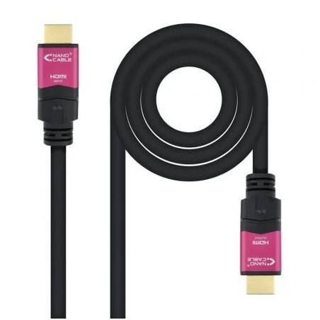 Cable HDMI 2.0 4K Nanocable 10.15.3725/ HDMI Macho - HDMI Macho/ 25m/