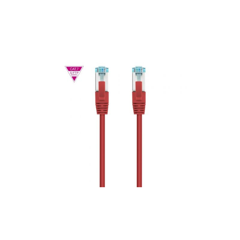Cable de Red RJ45 SFTP Nanocable 10.20.1701-R Cat.7/ 1m/ Rojo