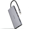 Docking Tipo-C Nanocable 10.16.4612/ 3xUSB/ 1xUSB Tipo-C/ 2xHDMI 4K/ 1