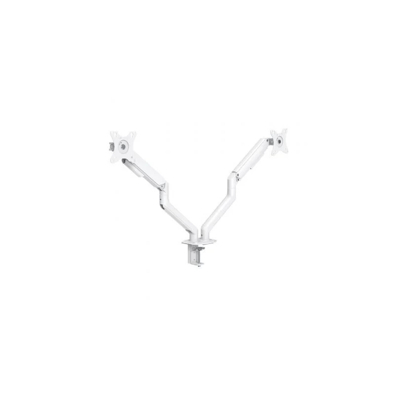 Soporte de Mesa para 2 Monitores TooQ DB4132TNR-W/ Giratorio/ Inclinab