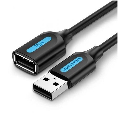 Cable Alargador USB 2.0 Vention CBIBI/ USB Macho - USB Hembra/ 480Mbps