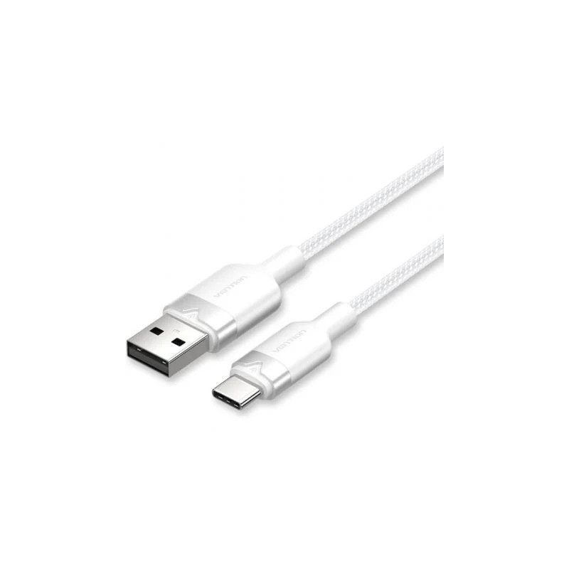 Cable USB 2.0 Tipo-C Vention CTNWH/ USB Tipo-C Macho - USB Macho/ Hast