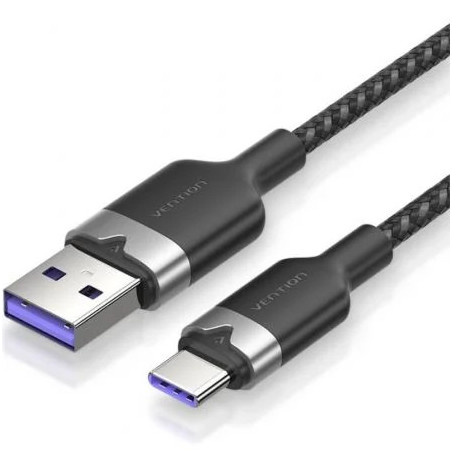 Cable USB 2.0 Tipo-C Vention CTOBF/ USB Tipo-C Macho - USB Macho/ Hast