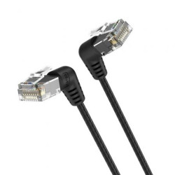 Cable de Red RJ45 UTP Vention IBOBG Cat.6A/ 1.5m/ Cabeza Rotatoria 360