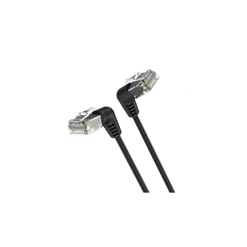 Cable de Red RJ45 UTP Vention IBOBG Cat.6A/ 1.5m/ Cabeza Rotatoria 360