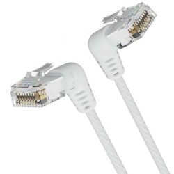 Cable de Red RJ45 UTP Vention IBOWF Cat.6A/ 1m/ Cabeza Rotatoria 360º/