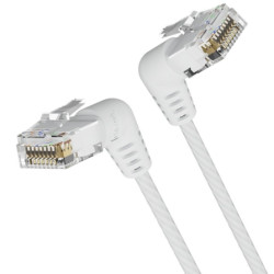 Cable de Red RJ45 UTP Vention IBOWI Cat.6A/ 3m/ Cabeza Rotatoria 360º/