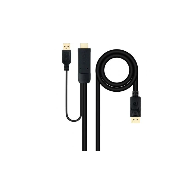 Cable Conversor Nanocable 10.15.4352/ HDMI Macho - DisplayPort Macho/