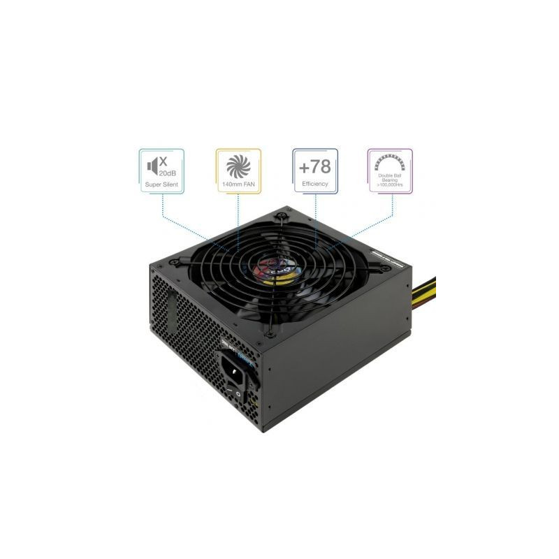 Fuente de Alimentación TooQ TQAPOLO-650SP/ 650W/ Ventilador 14cm