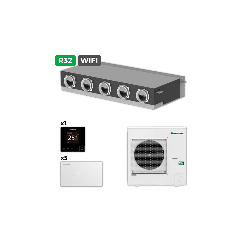 Aire PANASONIC CONDUCTOS KIT-140PQ51Z5 | APLIUM