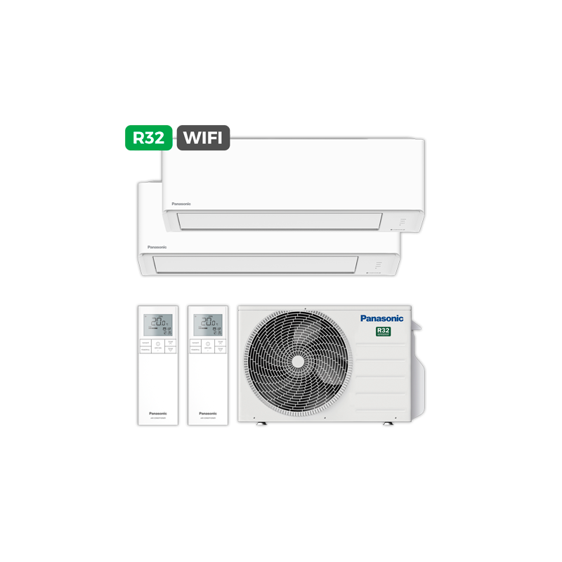 Aire PANASONIC SPLITx2 KIT-2TZ3535-CKE