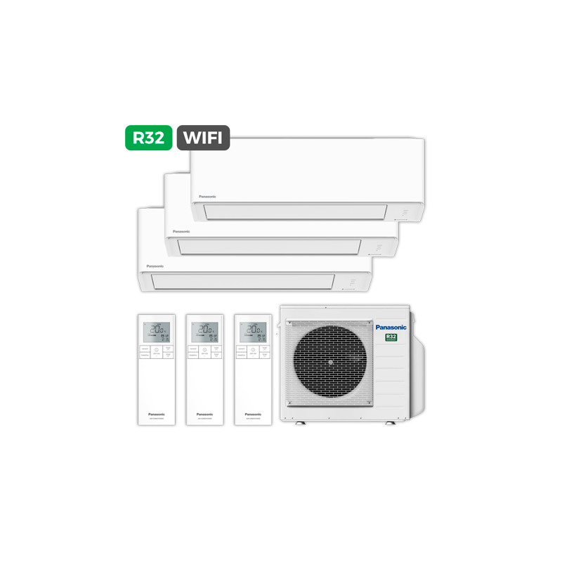 Aire PANASONIC SPLITx3 KIT-3TZ252535-CKE