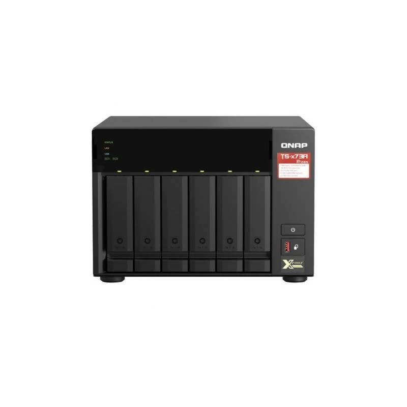 NAS QNAP TS-673A-8G/ 6 Bahías 3.5"- 2.5"/ 8GB DDR4/ Formato Torre