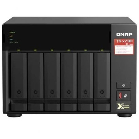 NAS QNAP TS-673A-8G/ 6 Bahías 3.5"- 2.5"/ 8GB DDR4/ Formato Torre