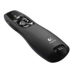 Logitech R400 apuntador inalámbricos RF Negro | APLIUM