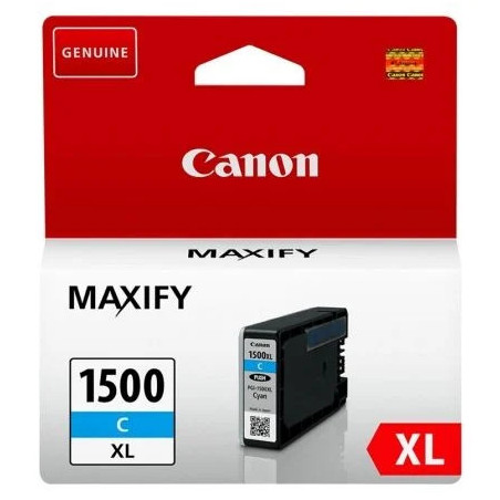 Cartucho de Tinta Original Canon PGI-1500XL Alta Capacidad/ Cian