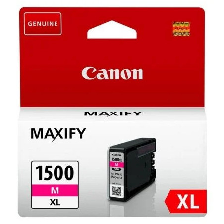 Cartucho de Tinta Original Canon PGI-1500XL Alta Capacidad/ Magenta