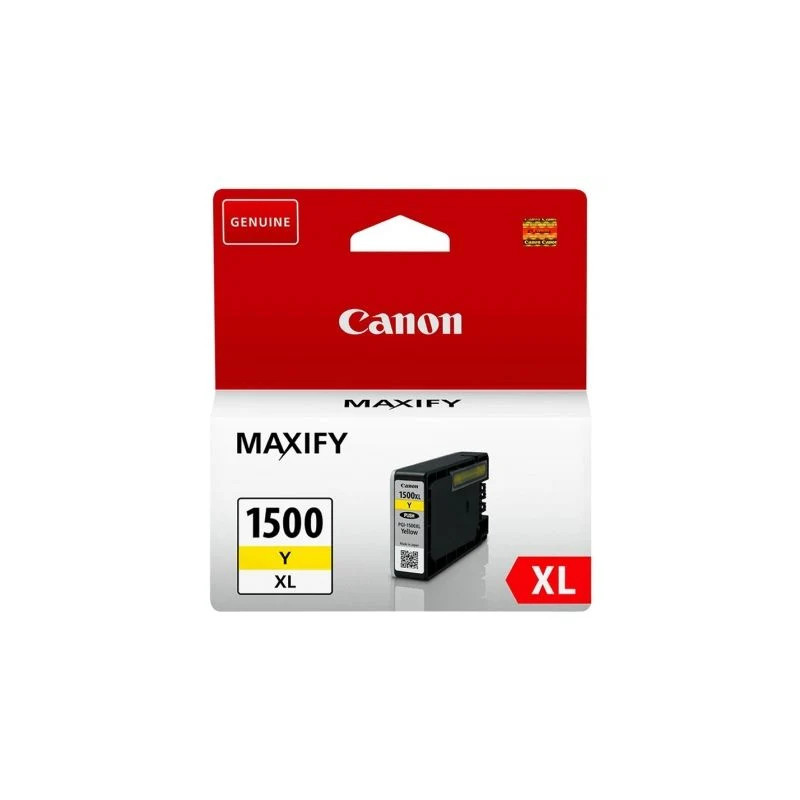 Cartucho de Tinta Original Canon PGI-1500XL Alta Capacidad/ Amarillo
