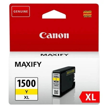 Cartucho de Tinta Original Canon PGI-1500XL Alta Capacidad/ Amarillo