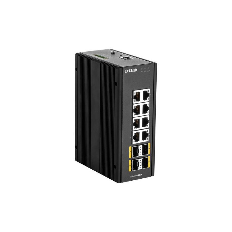 D-Link DIS 300G-12SW - Conmutador - Gestionado - 8 x 10/100/ | APLIUM