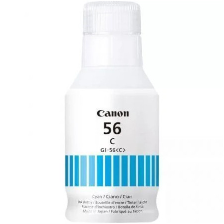 Botella de Tinta Original Canon GI-56/ Cian