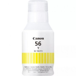 Botella de Tinta Original Canon GI-56/ Amarilla