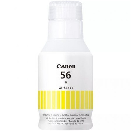 Botella de Tinta Original Canon GI-56/ Amarilla