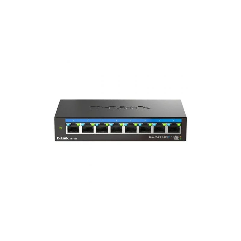 Switch D-Link DMS-108 8 Puertos/ RJ-45 10/100/1000/2.5 Gbps