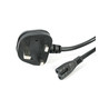 1m UK Plug to C7 Power Cord