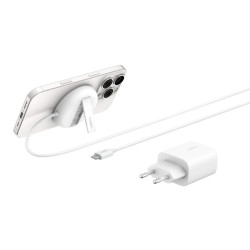 Belkin - Base de carga inalámbrica - magnético + adaptador de corrient