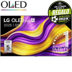 Televisor LG OLED Evo AI G5 OLED65G55LW 65"/ Ultra HD 4K/ Smart TV/ Wi