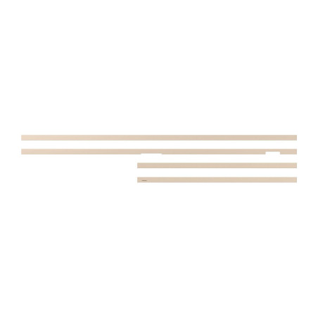 85" Customisable Frame White