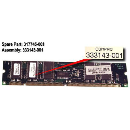 64MB DIMM (SDRAM, Reg 100 MHz)