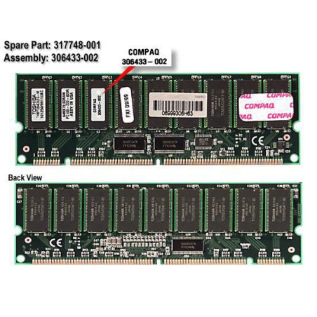 512MB SDRAM memory module,