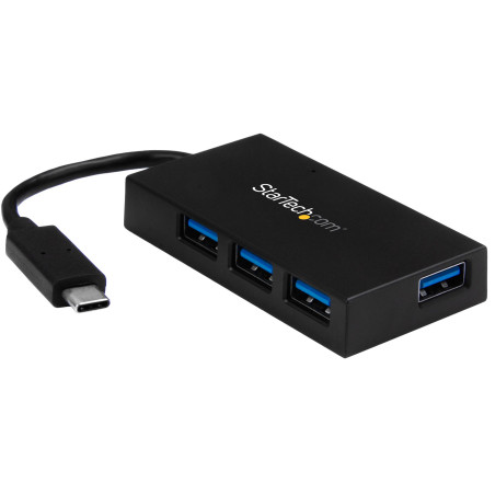 Hub USB C 4 Port - C to A - Power Adapt