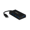 Hub USB C 4 Port - C to A - Power Adapt