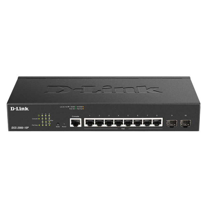 8port Gbit PoE Managed Switch incl 2xSFP