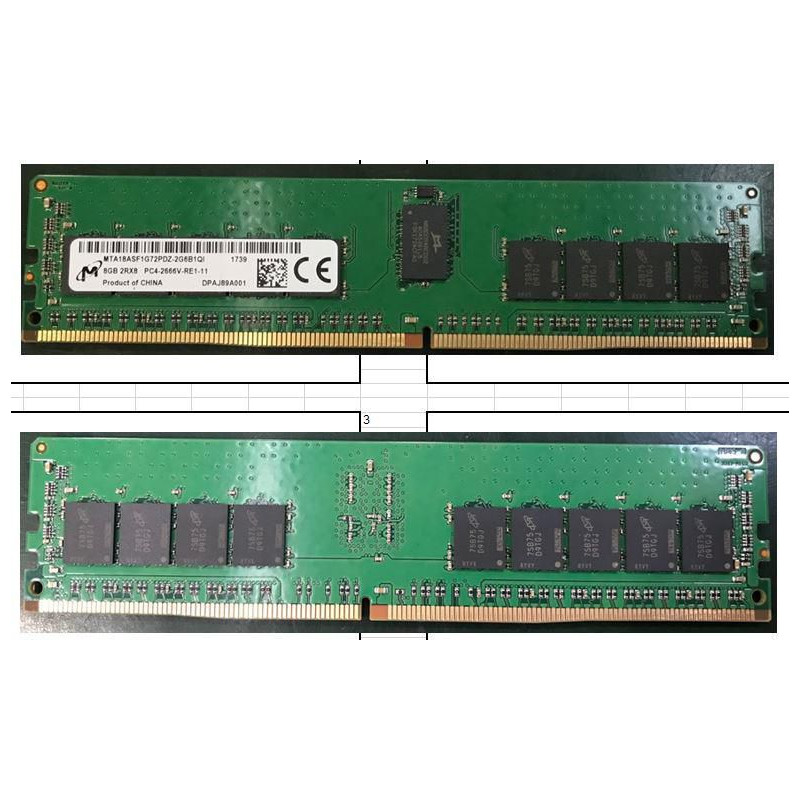 8GB DDR4-2666 registered ECC