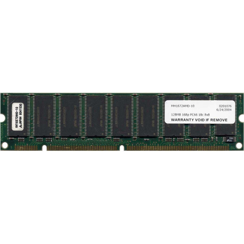 128MB 66Mhz ECC SDRAM DIMM