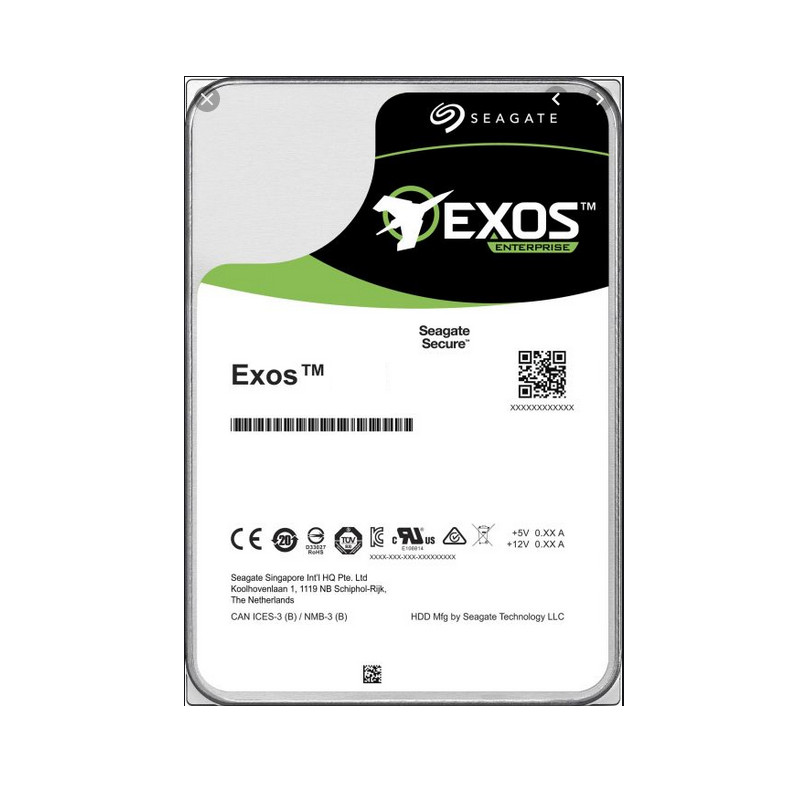 Exos 14TB 6Gb/s SAS 7.2K 512e/4Kn 256Mb