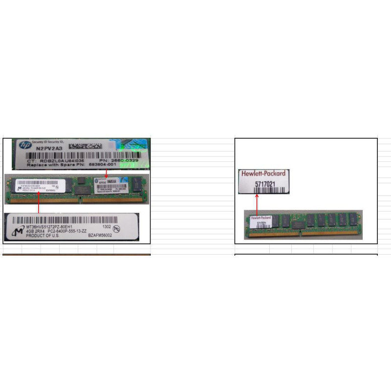 4GB DDR2-800 SDRAM memory