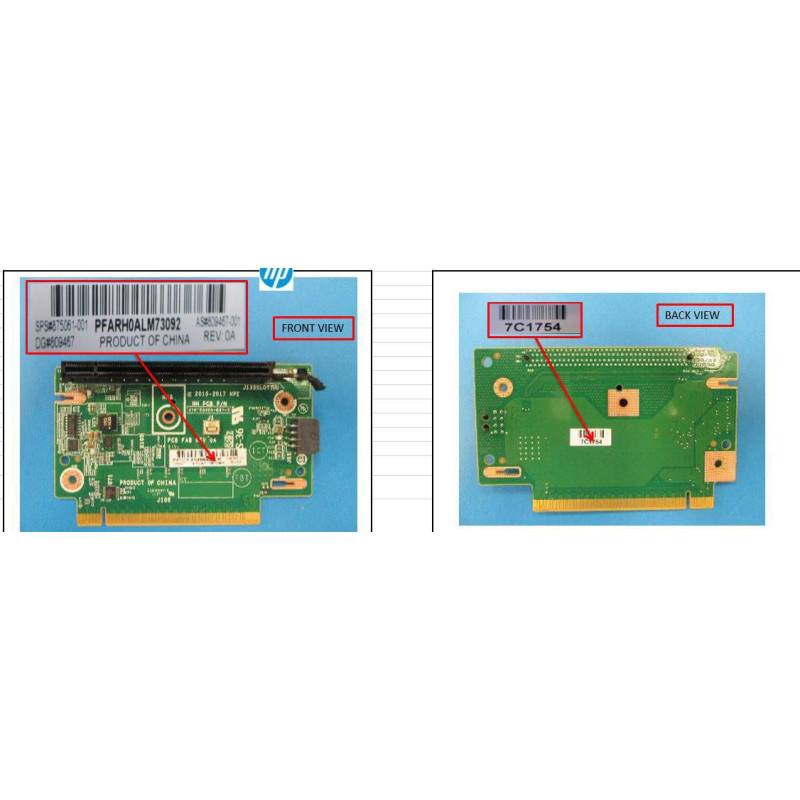 Tertiary PCI-E riser card