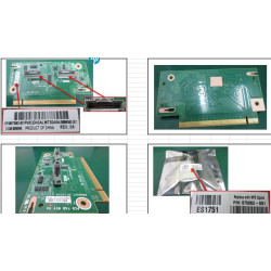 Slimline PCIe Riser Board for
