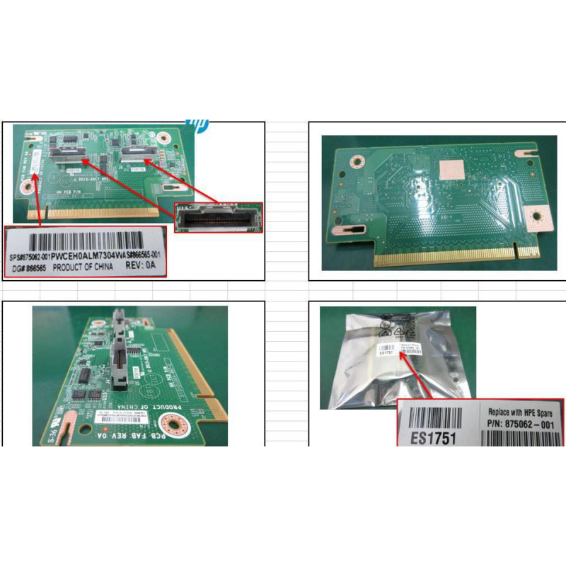 Slimline PCIe Riser Board for