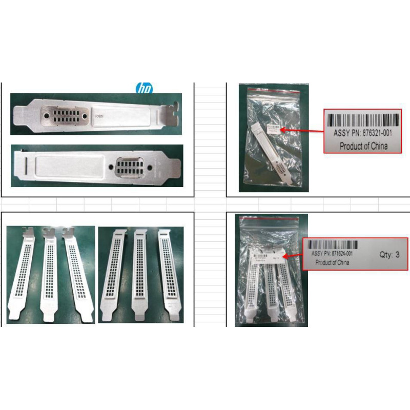 Rear miscellaneous blanks kit