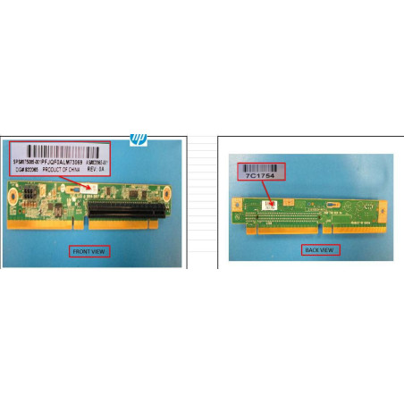 1U PCI Express x16 riser card