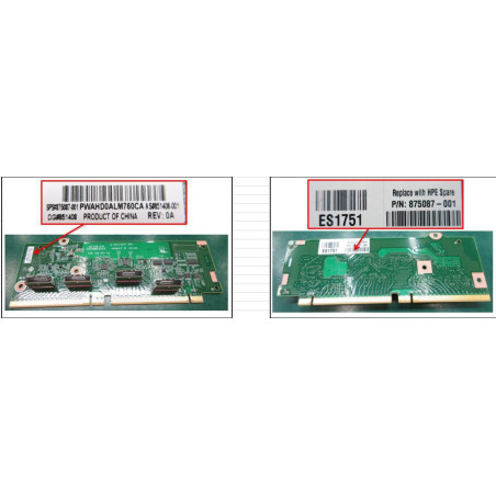 PCIe riser board for HPE
