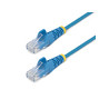 Cable - Blue Slim CAT6 Patch Cord 2.5m